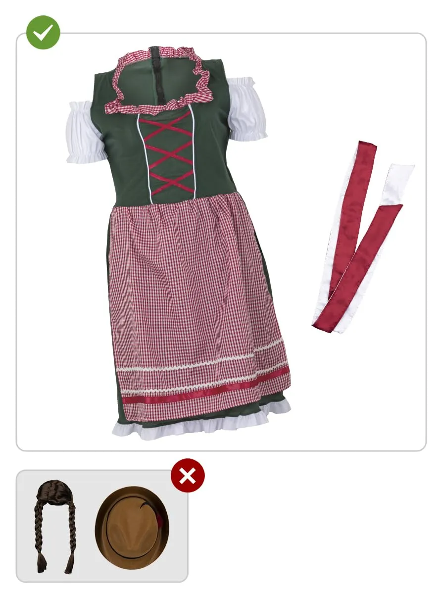 Funidelia Tedesca costume donna marrone Oktoberfest
