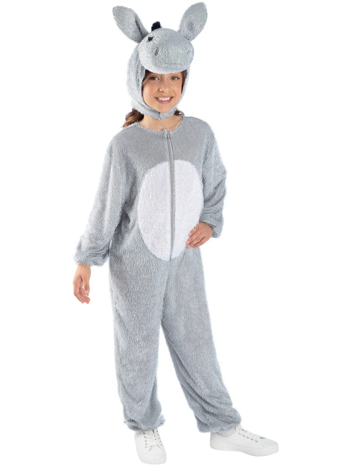 Smiffys Donkey costume asinello bambino grigio