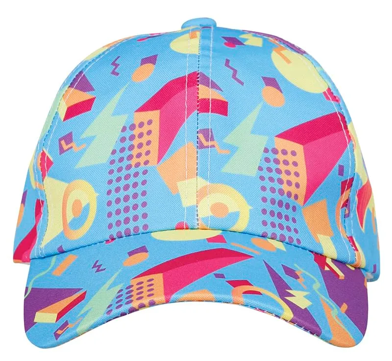 Fiestas Guirca cappello bariolé blu anni 80 adulti