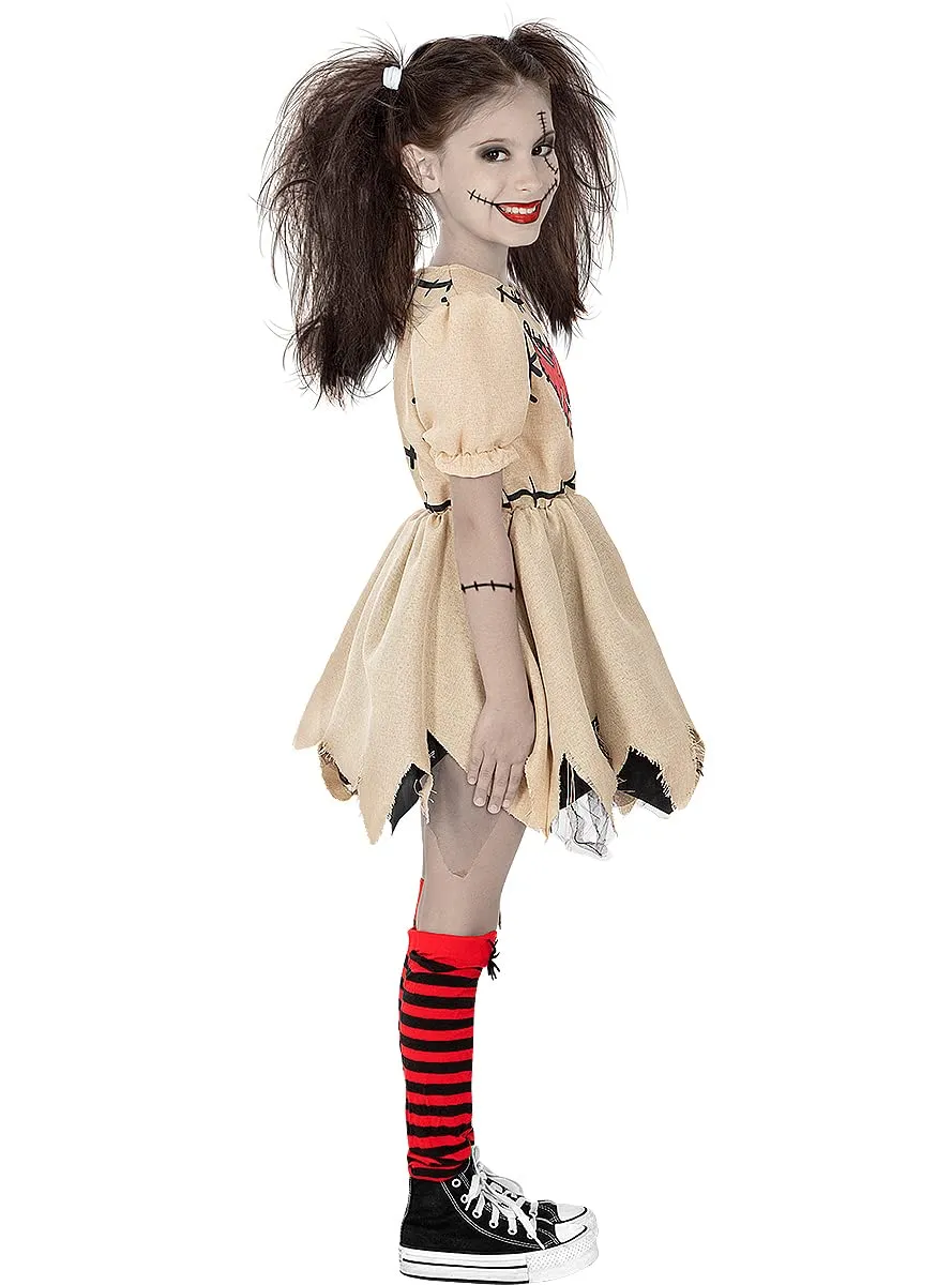 Funidelia Costume Bambola Voodoo Bambina 3-4 Anni Marrone