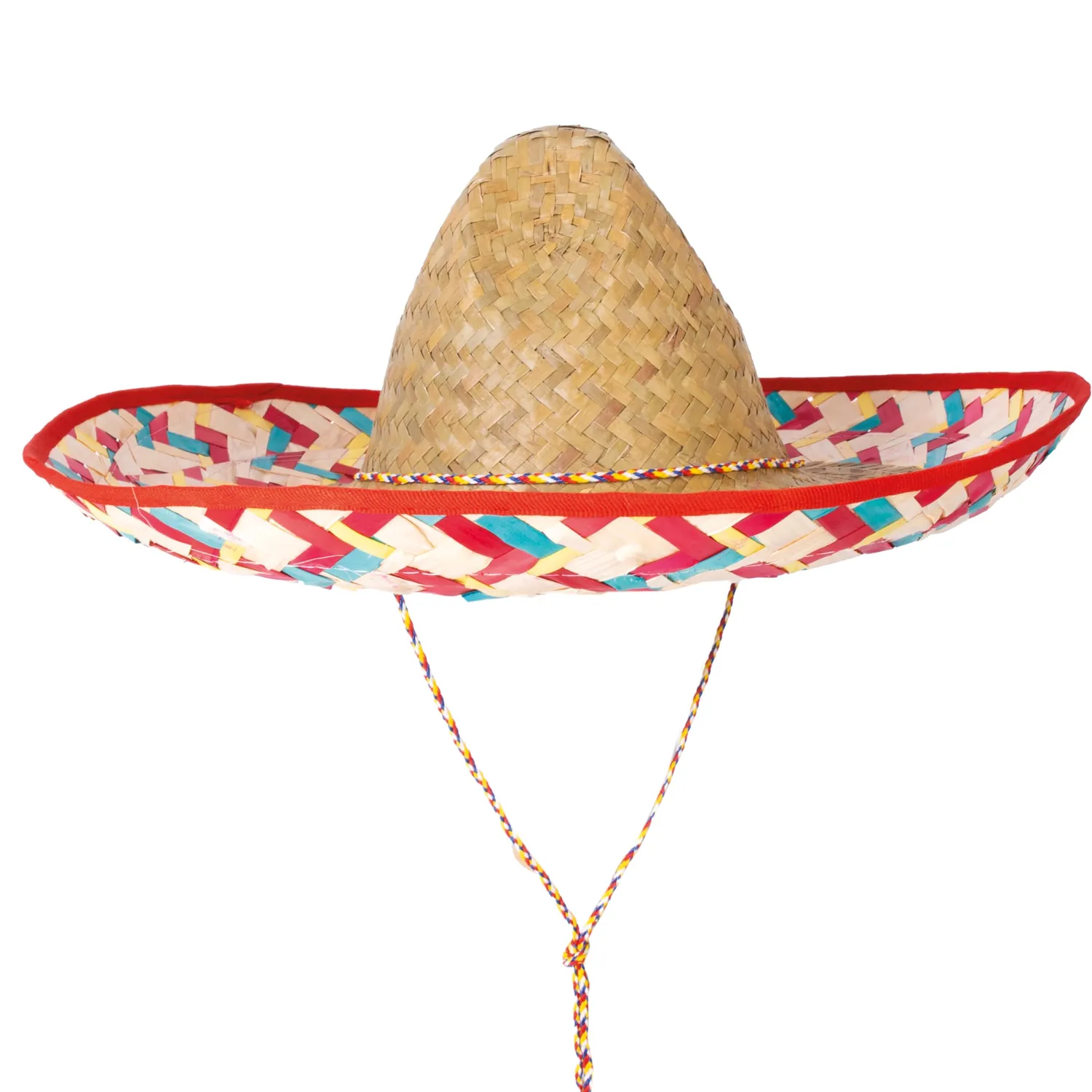 P'tit Clown 95417 Sombrero Cappello Paglia Adulto Multicolore
