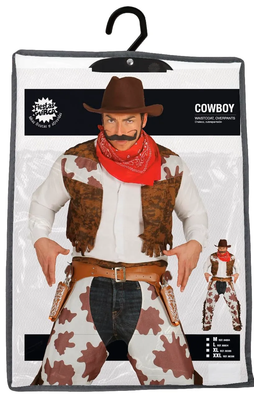 Guirca Cowboy costume ragazzo 14-16 anni con gilet