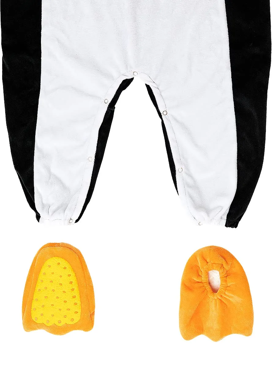 Funidelia Pinguino costume neonato bianco 0-6 mesi morbido