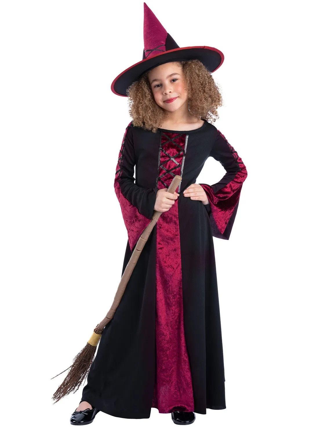 Smiffys Bewitched Red strega bambina L 10-12 anni