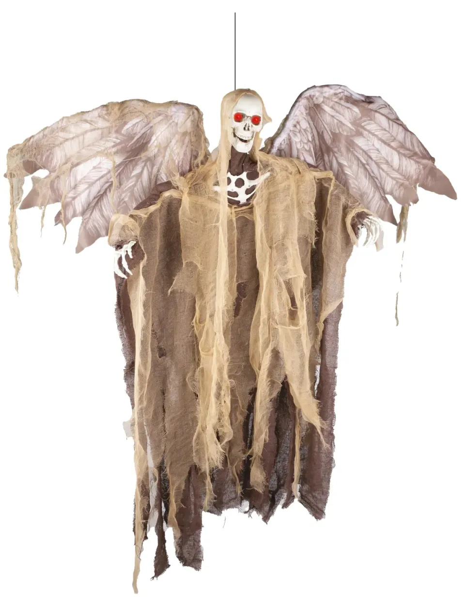P'tit Clown 23025 Angelo Caduto Automa Halloween 130 cm Scheletro