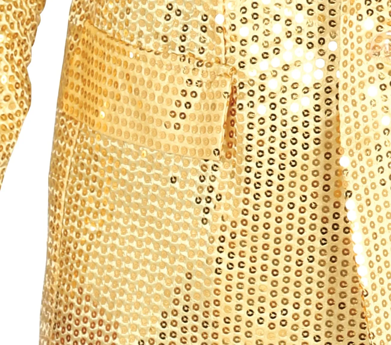 Fiestas Guirca Giacca Paillettes Oro Uomo L per Capodanno