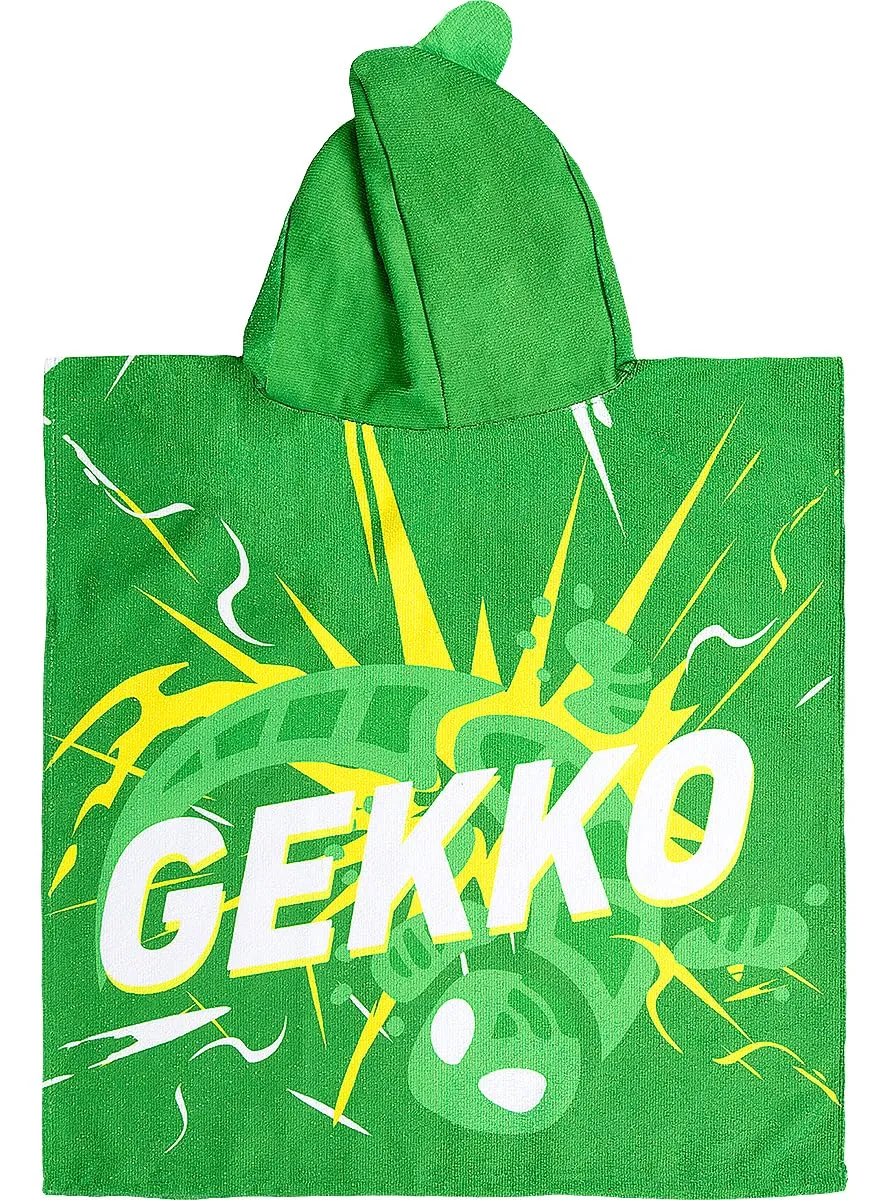 Funidelia PJ Masks Poncho mare Geco bimbo verde