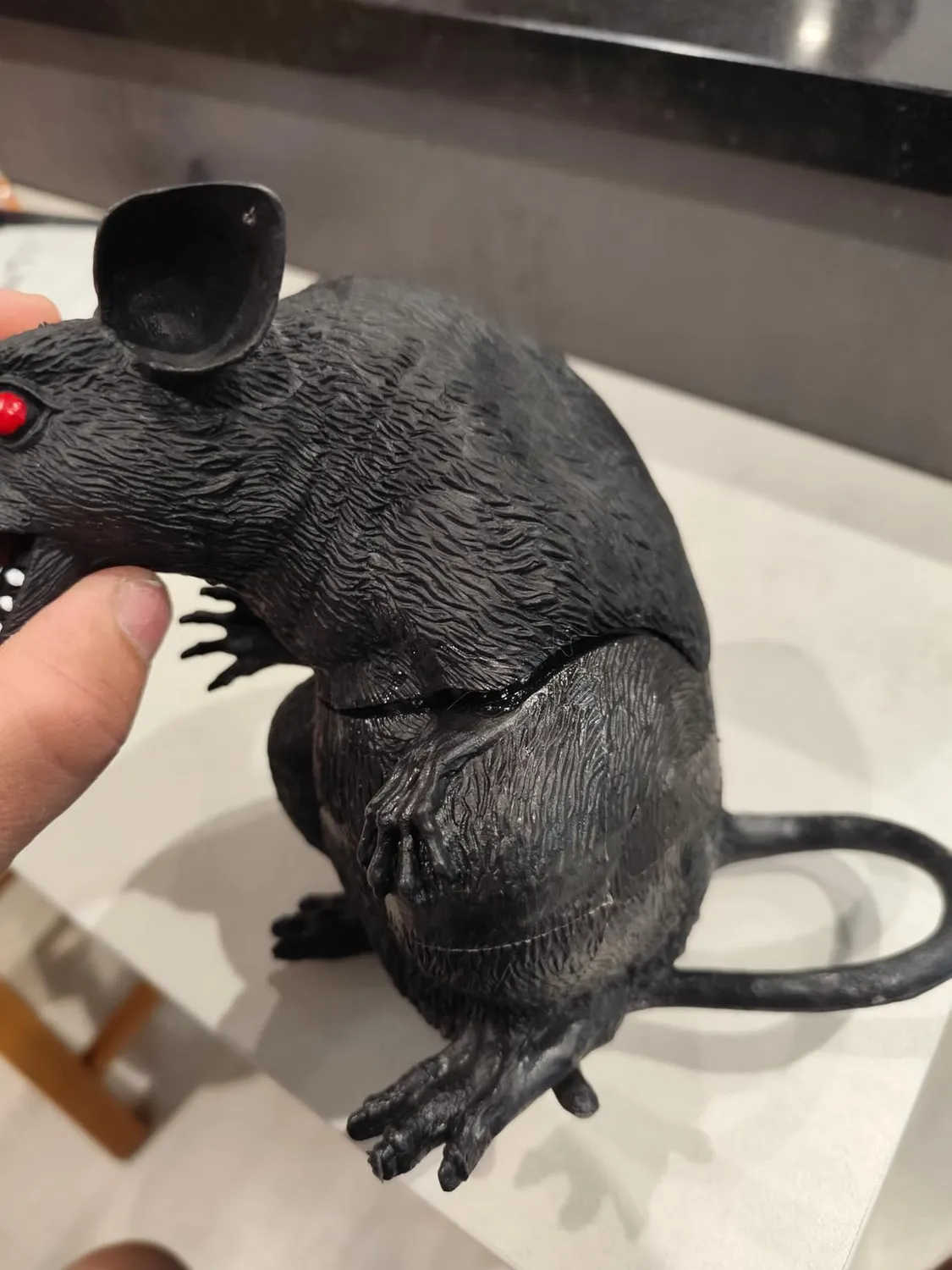 P'tit Clown Ratto Posseduto decorazione nero 18 cm Halloween