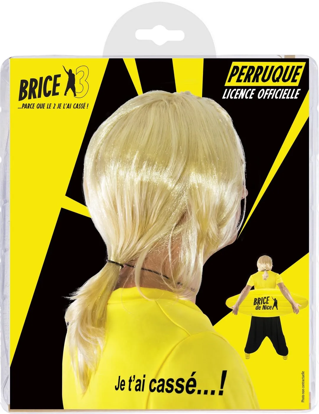 P'tit Clown Brice de Nice parrucca 84160 bionda taglia unica