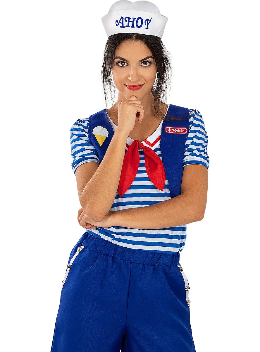 Funidelia Stranger Things Robin Ahoy costume donna azzurro