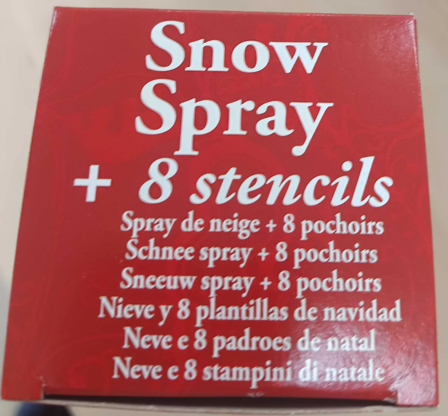 P'tit Clown Neve Artificiale Spray 150 ml con Stencil