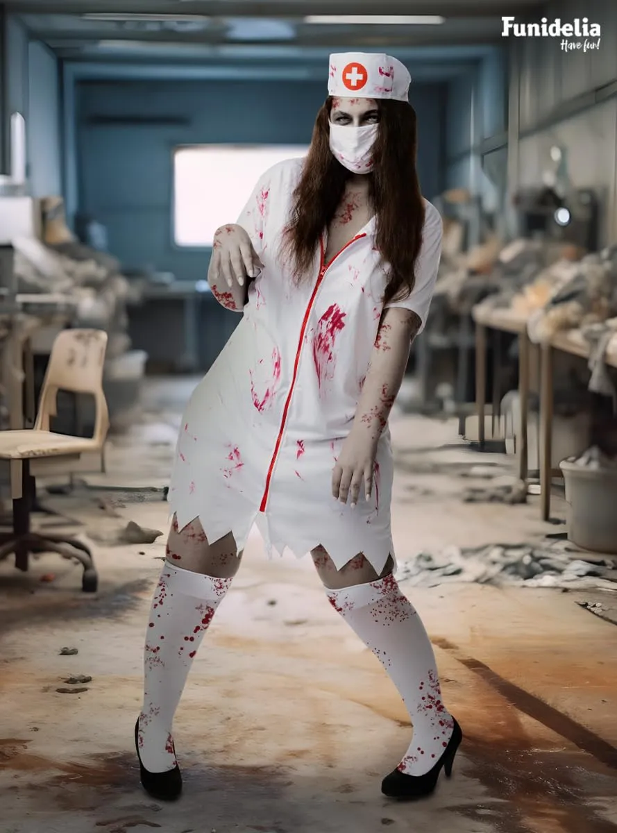 Funidelia Infermiera Zombie costume donna bianco horror