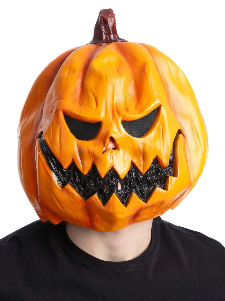 Smiffys Pumpkin Latex Mask zucca intera unica