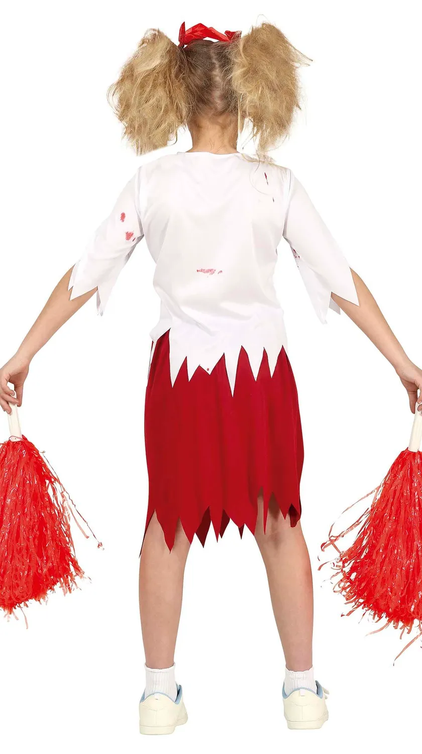 Guirca Cheerleader Zombie costume bambina 7-9 anni