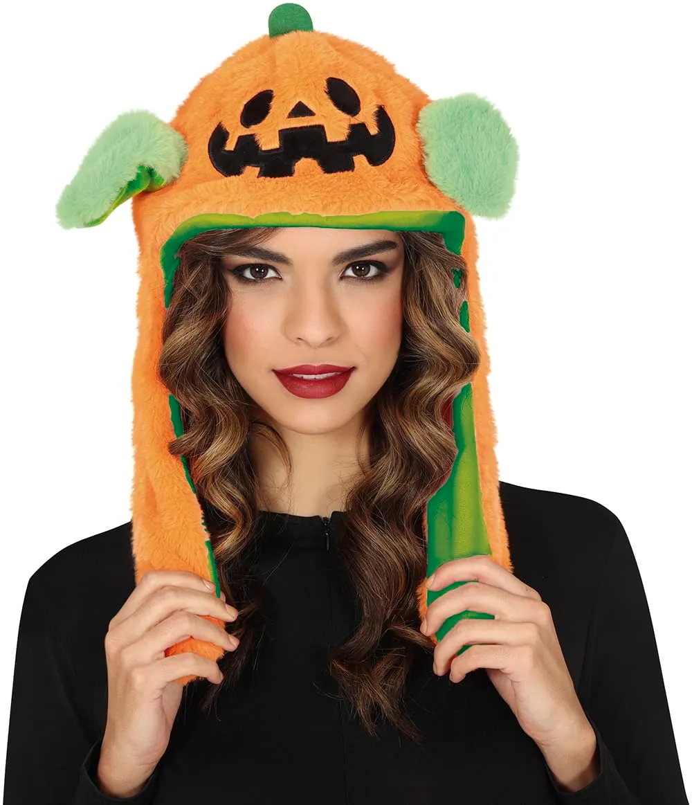 Fiestas Guirca Cappello Zucca Peluche con Movimento arancione taglia unica