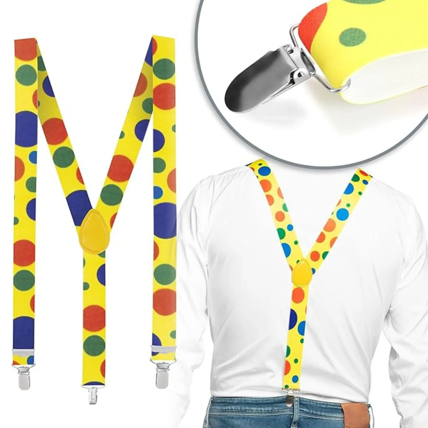 P'tit Clown 66638 set accessori multicolore per costume adulto