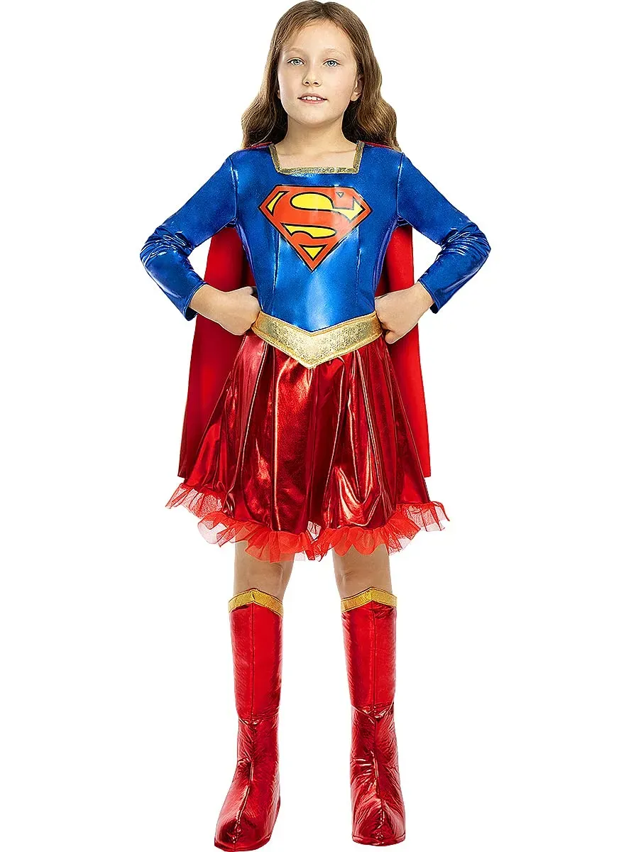 Funidelia Costume Supergirl deluxe bambina 3-4 anni