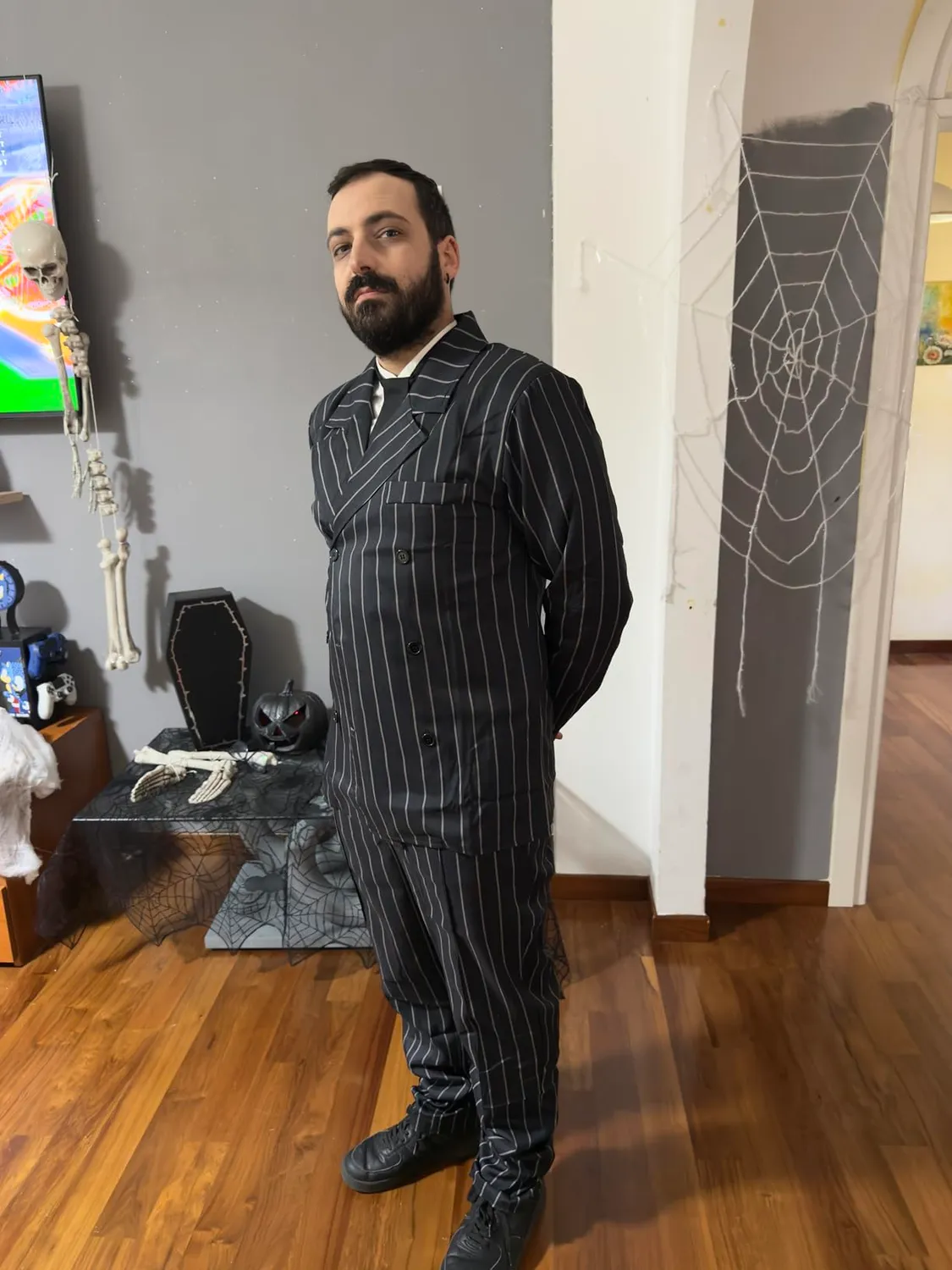 Funidelia Gomez Addams costume uomo M ufficiale