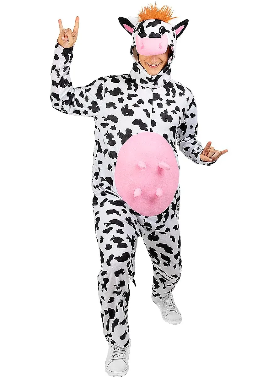 Funidelia Costume da Mucca adulto bianco animali