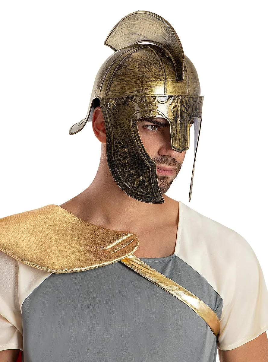 Funidelia Casco Spartano Marrone Adulto Gladiatore
