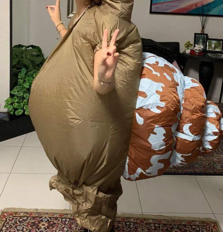 Bodysocks Lumaca Costume Gonfiabile Adulti Comico Halloween