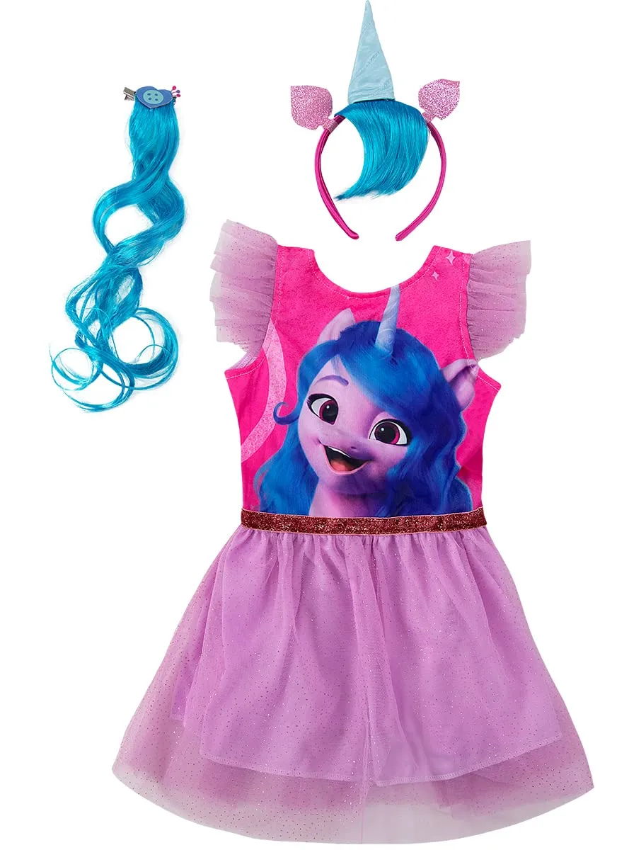 Funidelia My Little Pony Izzy Moonbow Costume 5-6 Anni Rosa