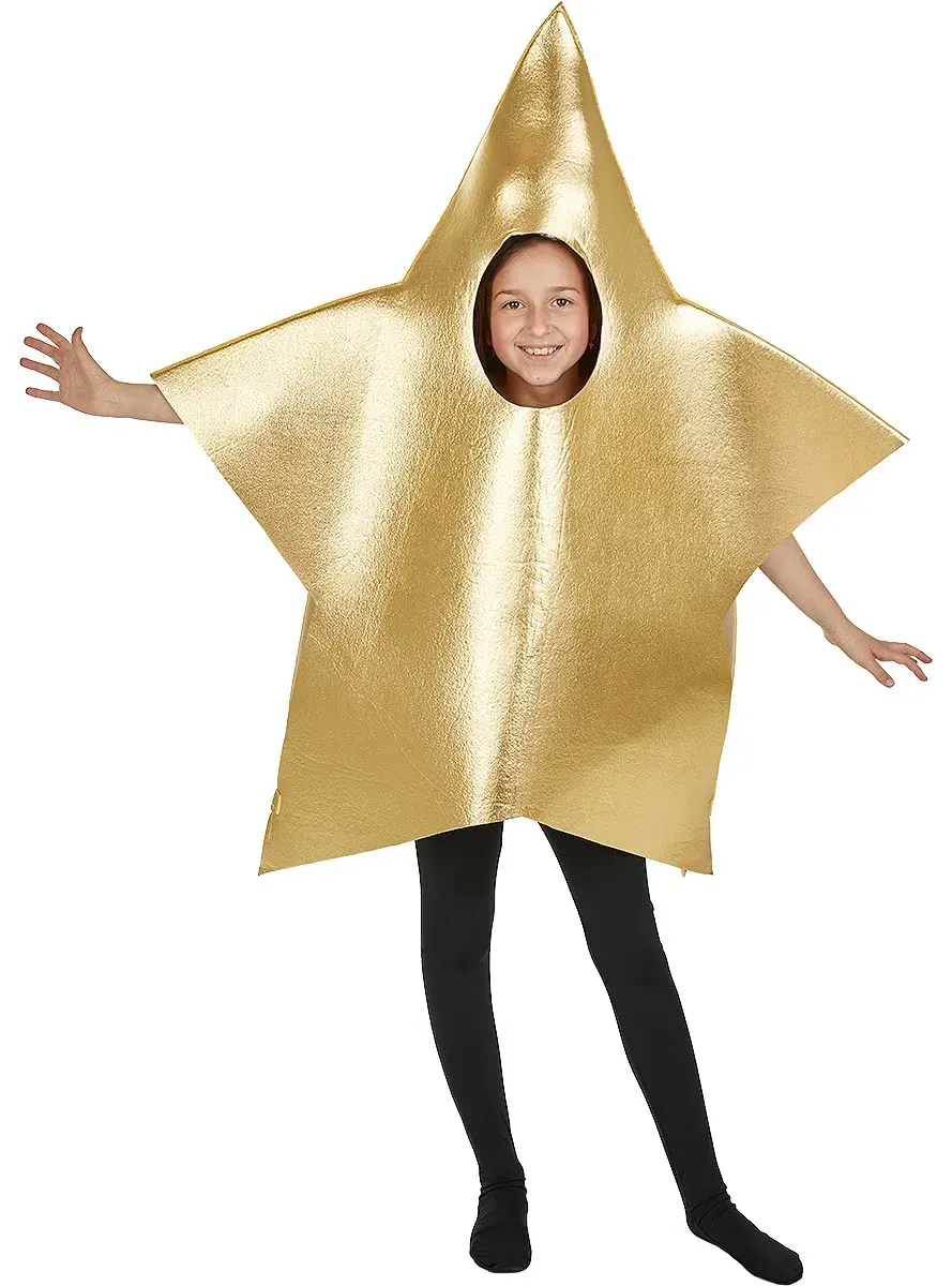 Funidelia Costume Stella Dorata Bambino 3-6 Anni Tunica