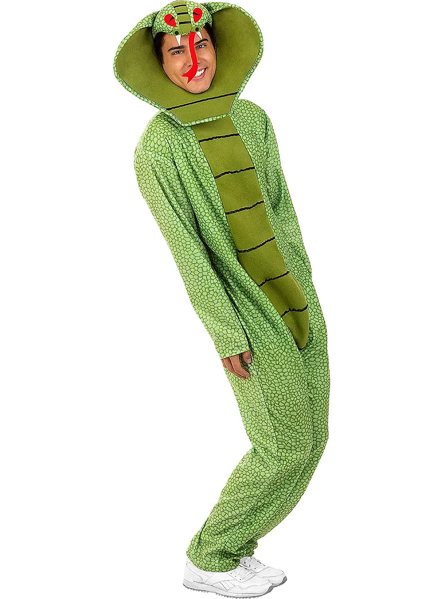 Funidelia Costume Serpente Adulto Verde S-M per Carnevale