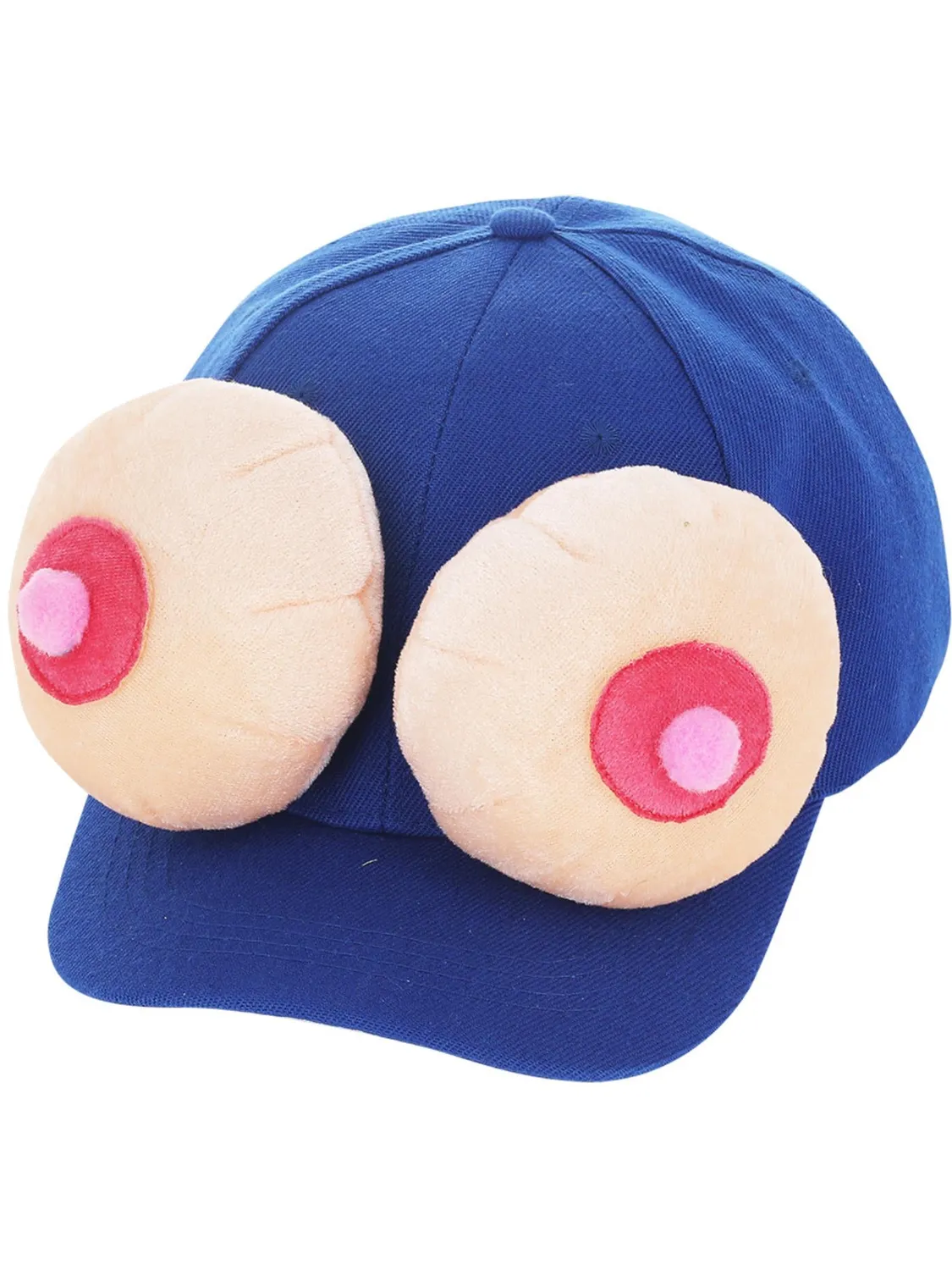 Smiffys Boob Peaked Cap cappello divertente blu unisex