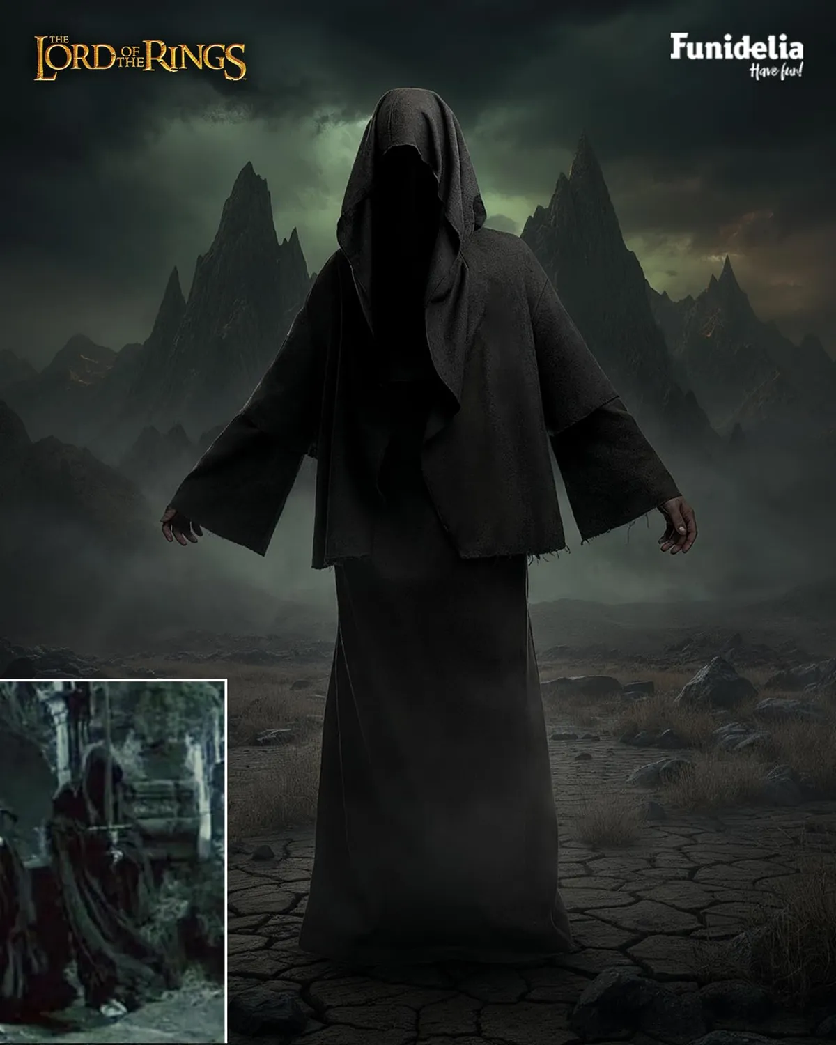 Funidelia Nazgul Signore Anelli costume uomo XL con cappuccio
