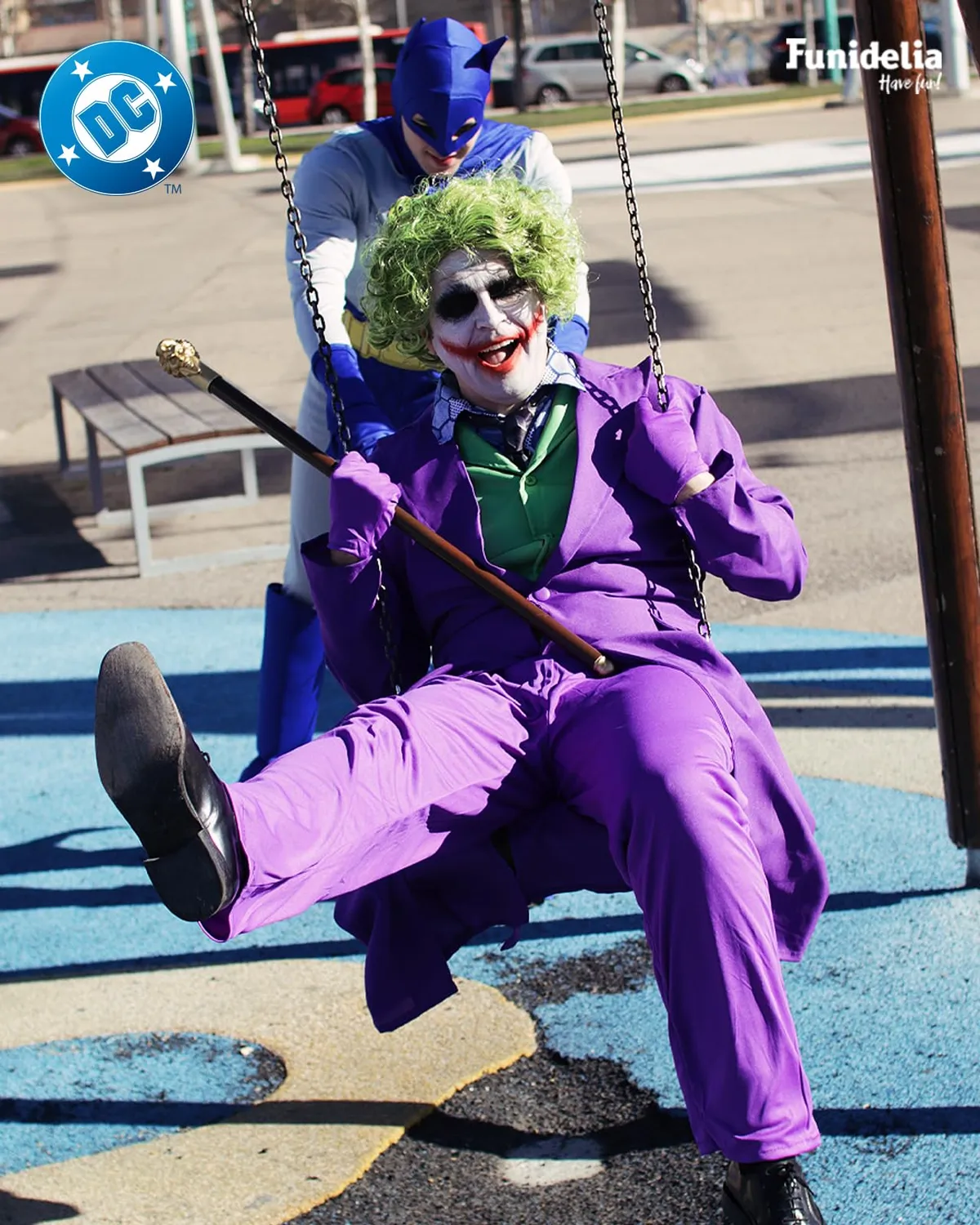 Funidelia Parrucca Joker Cavaliere Oscuro Verde Adulti