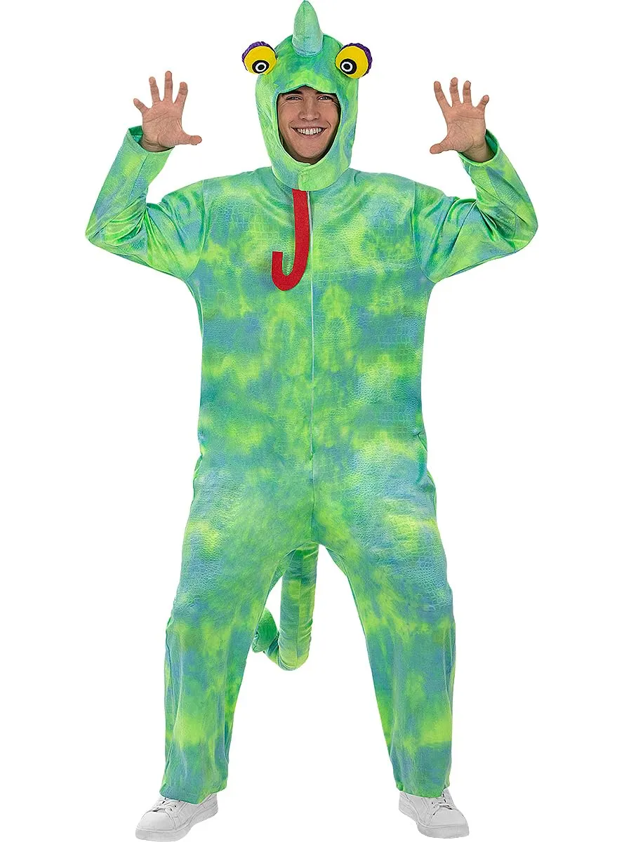 Funidelia Camaleonte costume adulto L-XL verde