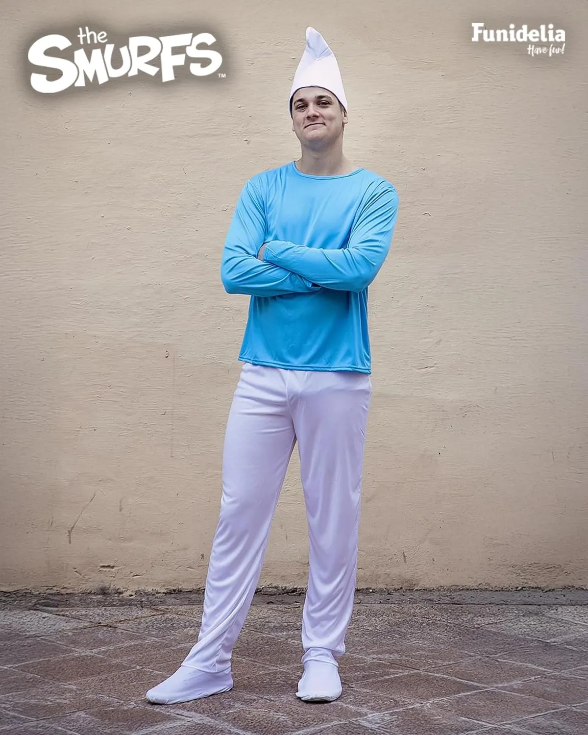 Funidelia Puffi cappello bianco adulto ufficiale