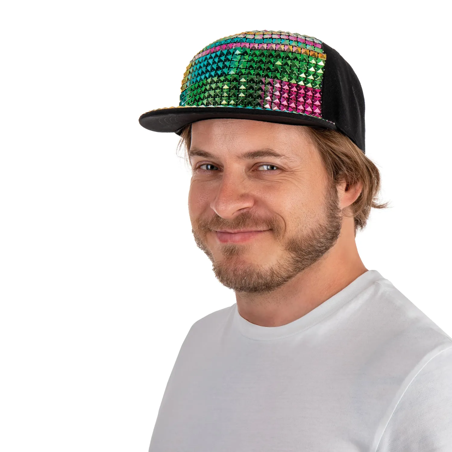 P'tit Clown 66640 Berretto Bling Bling Multicolore Adulto