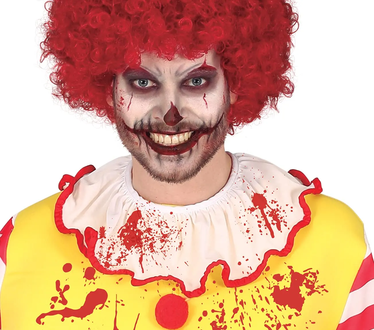 Fiestas Guirca Mr. Mckiller costume clown uomo horror