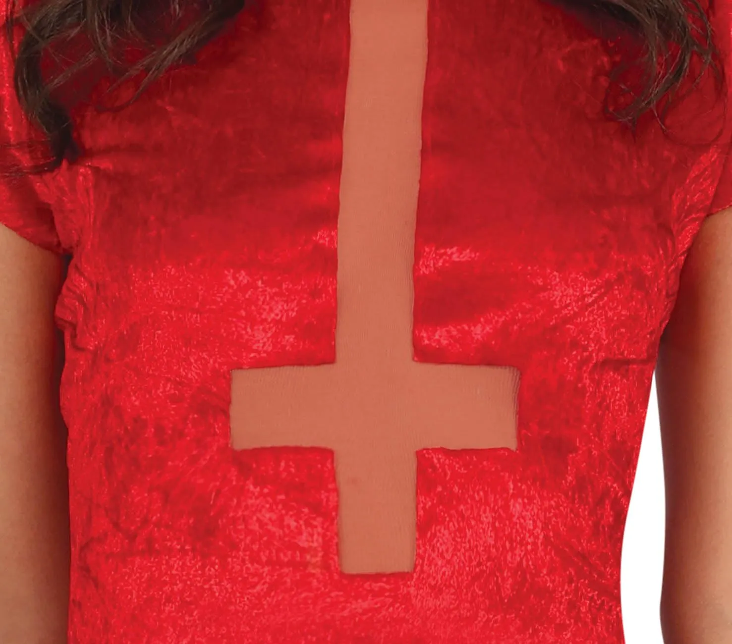 Guirca Sexy Diavolessa Costume S 40-42 Vestito Rosso