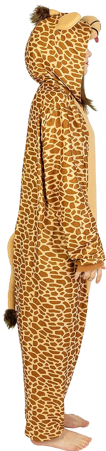 Funidelia onesie giraffa costume tuta adulto multicolore S-M