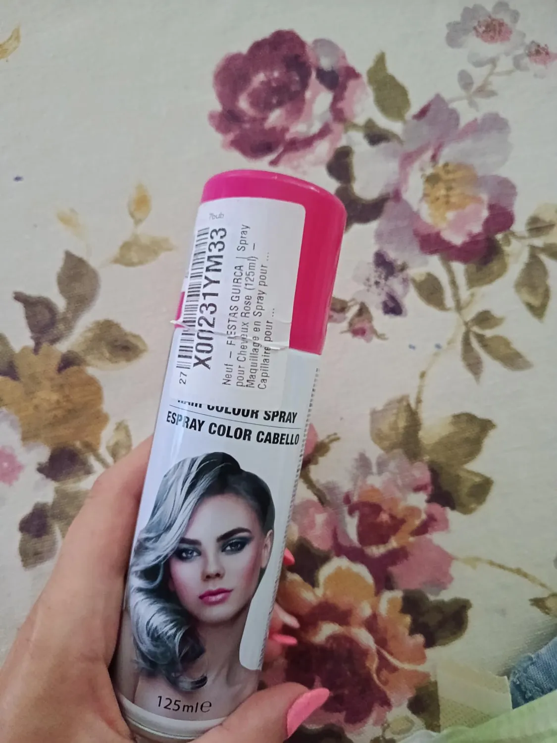 Guirca Spray Rosa lacca capelli rosa 125 ml