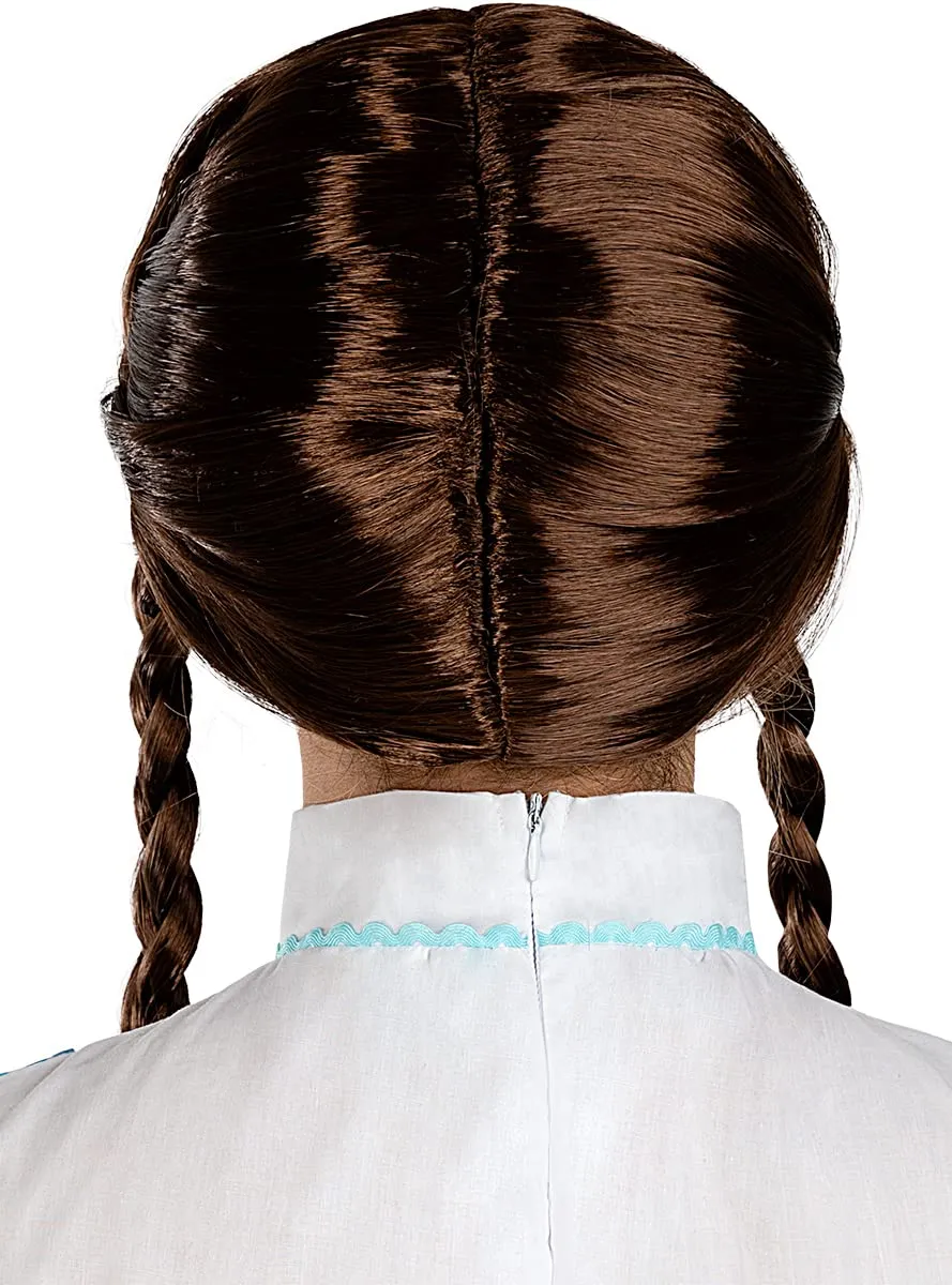 Funidelia Dorothy parrucca trecce castane donna Mago di Oz