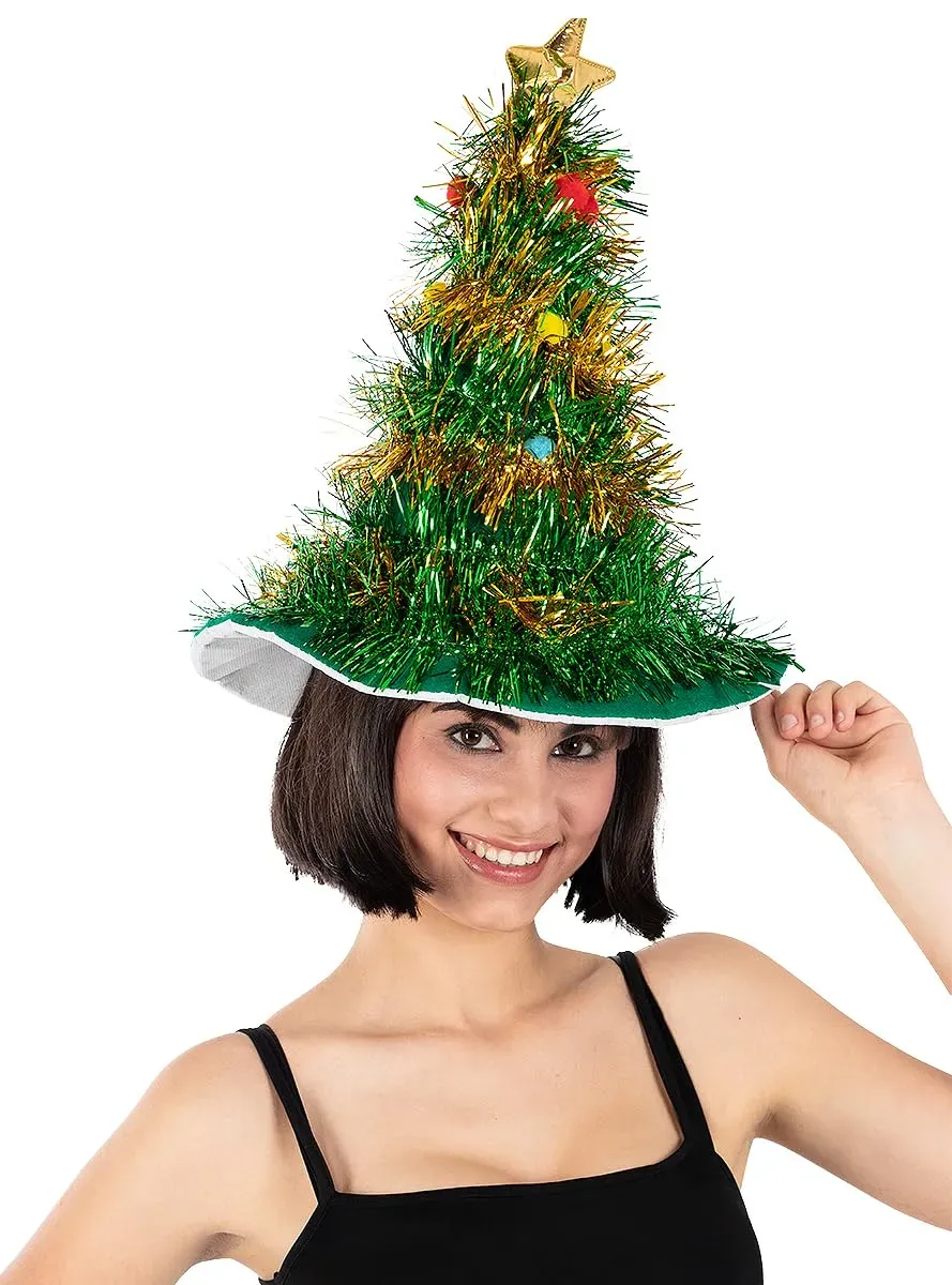 Funidelia Cappello Albero Natale accessorio verde adulto