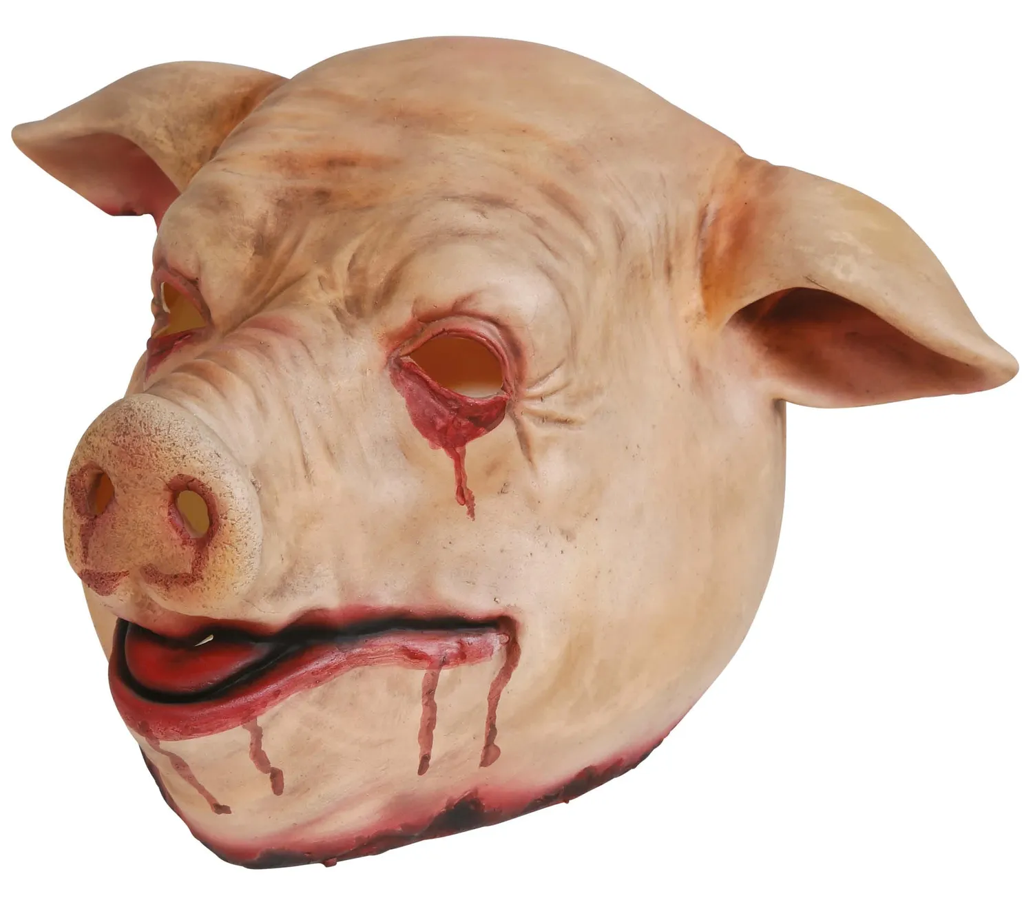 Fiestas Guirca Maschera Maiale Horror lattice beige adulti