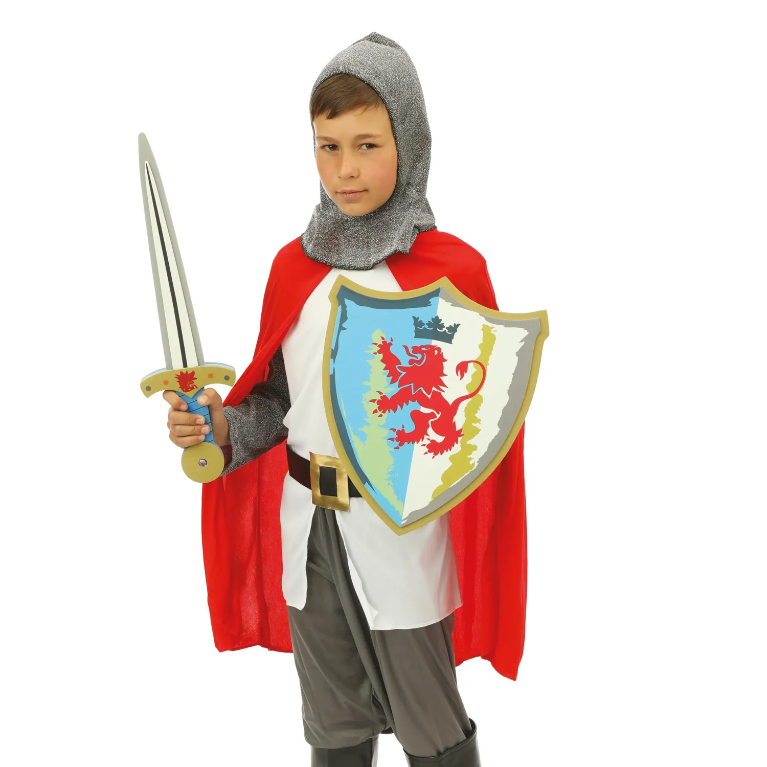 P'tit Clown 23892 set cavaliere EVA con spada e scudo