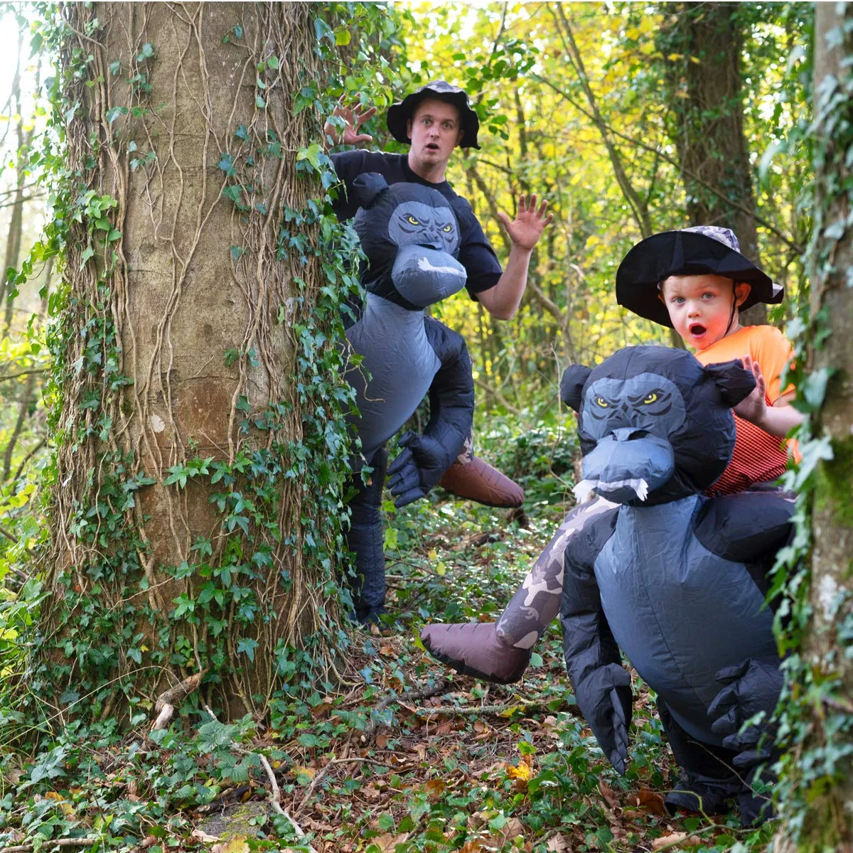 Bodysocks Gorilla costume gonfiabile bambino 5-11 anni