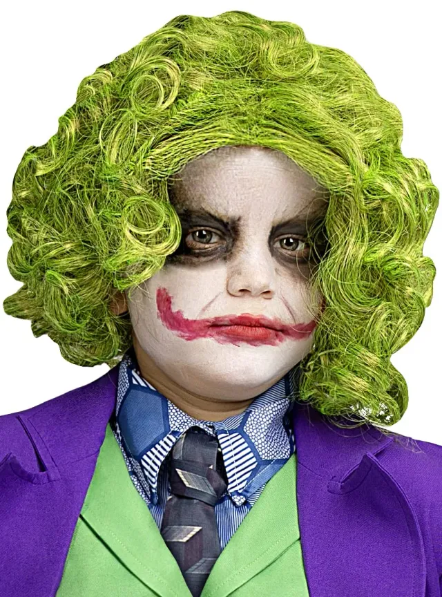 Funidelia Joker parrucca bambino verde ufficiale