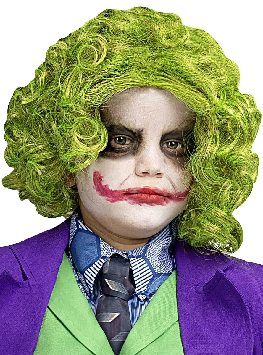 Funidelia Joker parrucca bambino verde ufficiale