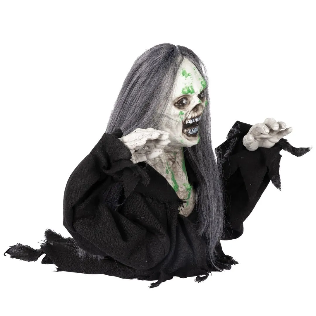 P'tit Clown 24077 zombie animatronic strisciante 35 cm sonoro