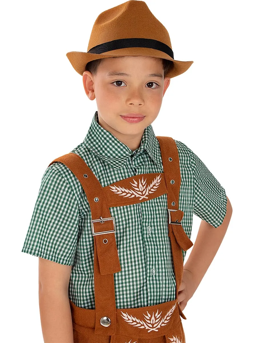 Funidelia Oktoberfest costume bambino marrone tirolese