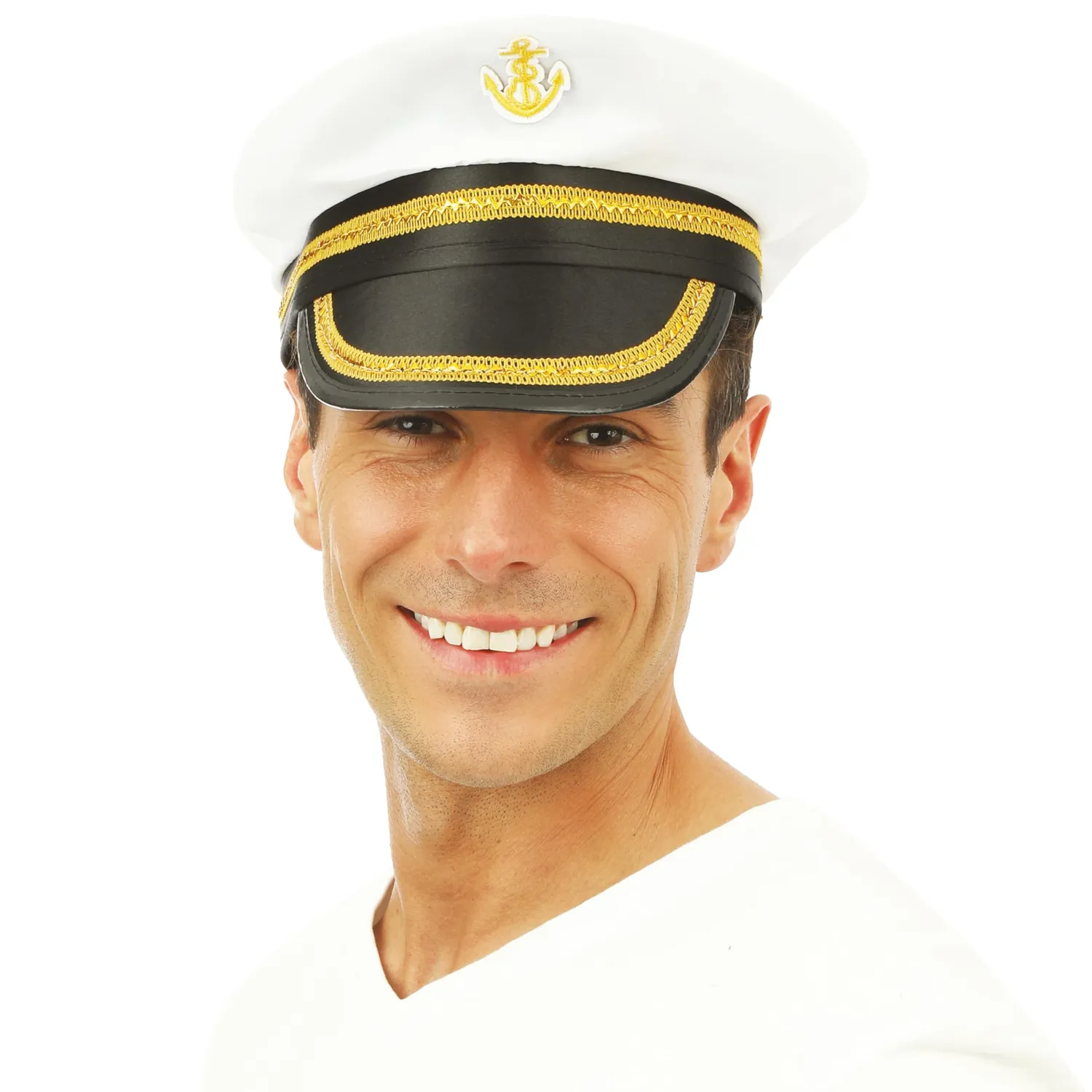 P'tit Clown 72390 Cappello da Capitano Adulto Bianco