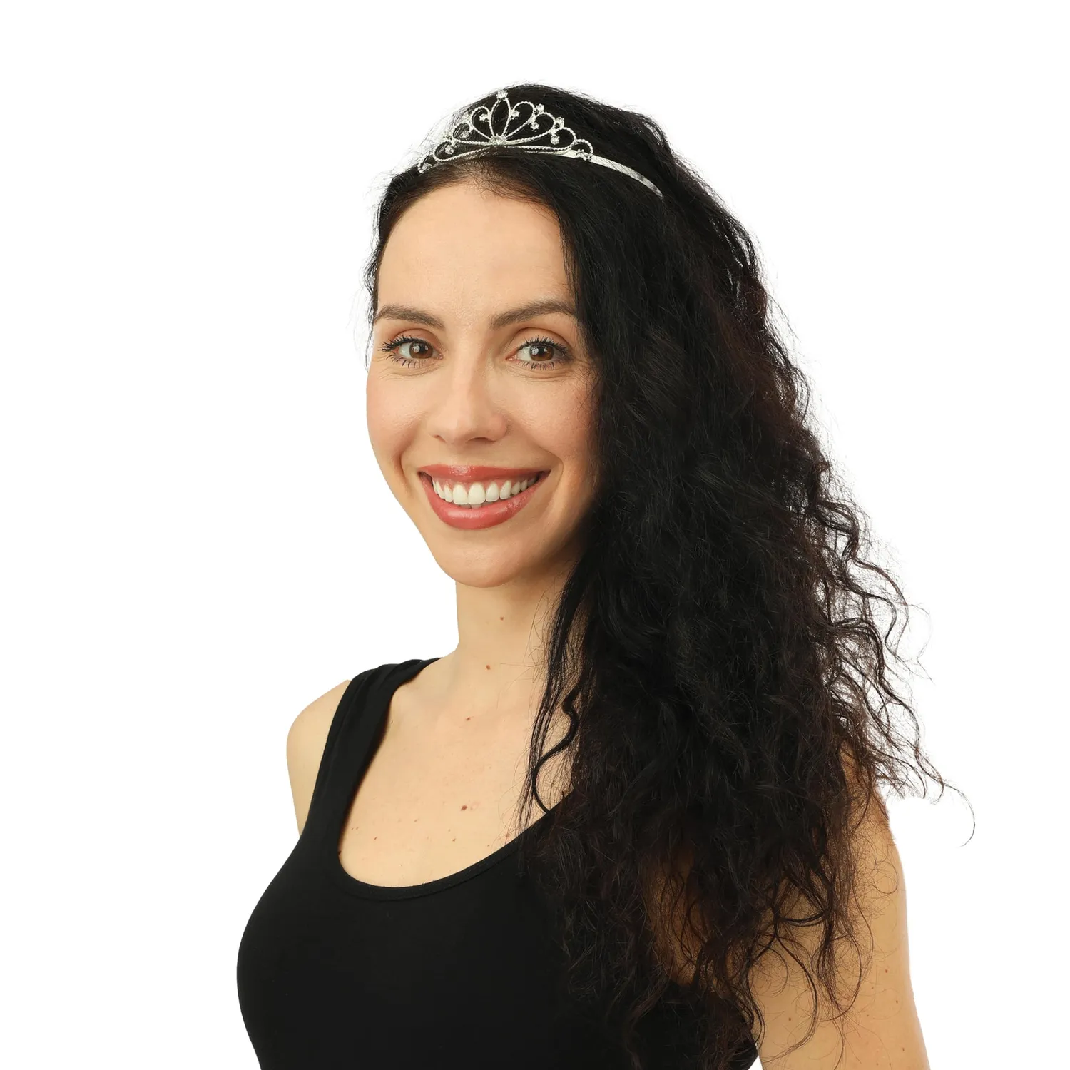 P'tit Clown Tiara Principessa metallo strass taglia unica