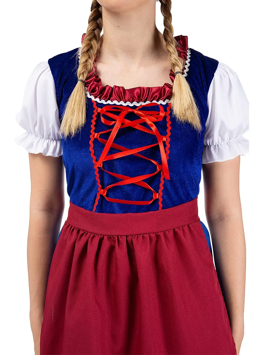 Funidelia Costume Tirolese Donna Oktoberfest Marrone Bavaresi